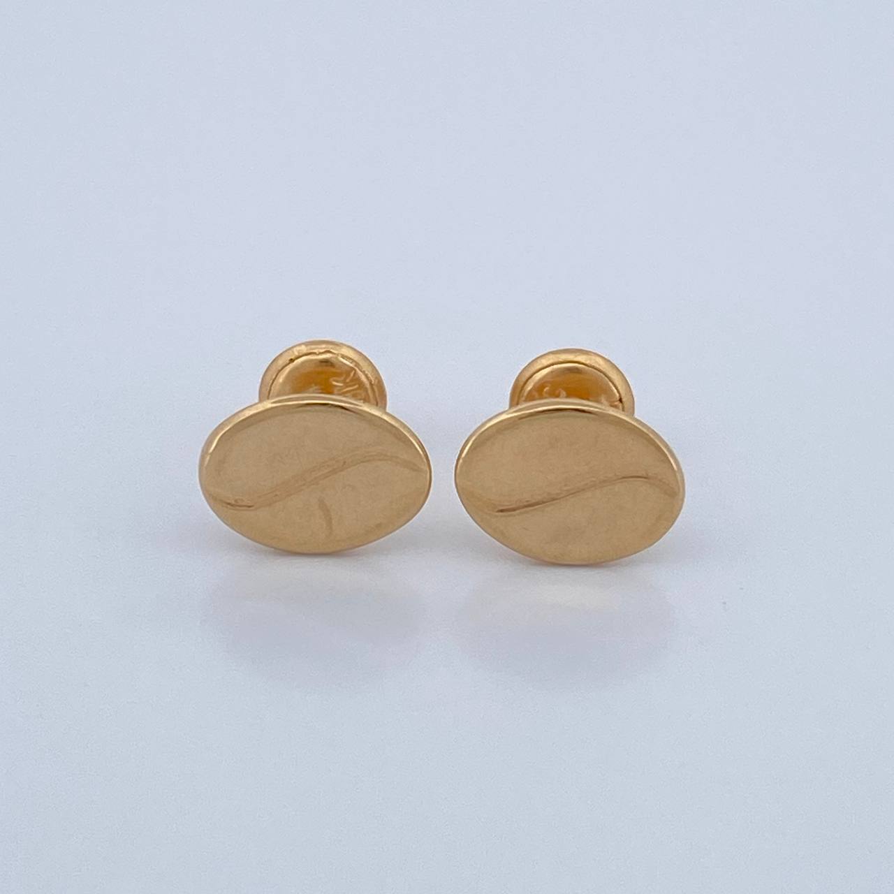 Topos Grano de Café 0.85gr / Oro Amarillo 18K %