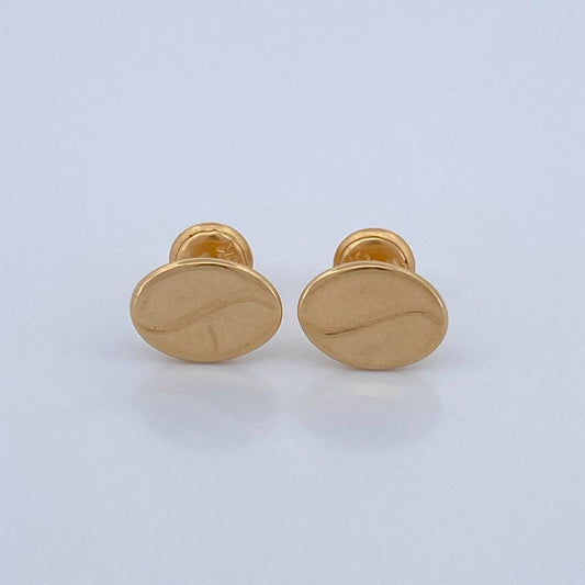 Topos Grano de Café 0.85gr / Oro Amarillo 18K %