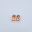 Topos Silueta Corazon 0.7gr / Oro Rosa 18K %