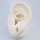 Topos Cruz 0.45gr / Oro Amarillo 18K %