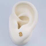 Topos Oso TS 0.65gr / Oro Amarillo 18K %