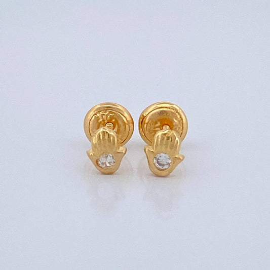 Topos Mano Hamsa 0.8gr / Oro Amarillo 18K %