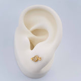 Topos Corazon Flecha 0.85gr / Oro Amarillo 18K %