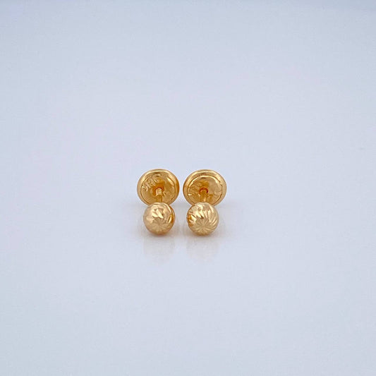Topos Bola 0.5gr / 4mm Oro Amarillo 18K %