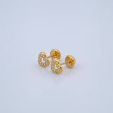 Topos Corazon 0.9gr / Oro Amarillo 18K %