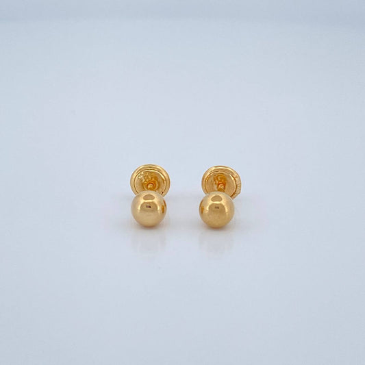Topos Bola 0.5gr / 4mm Oro Amarillo 18K %
