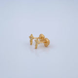 Topos Cruz 0.75gr / Oro Amarillo 18K %