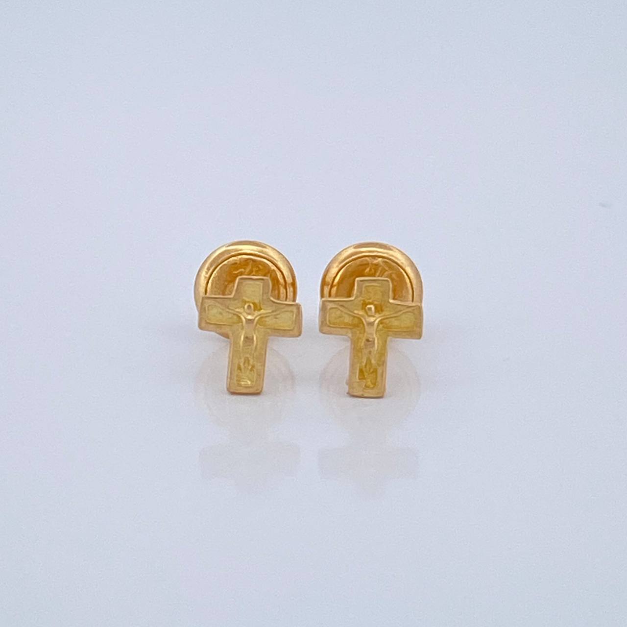 Topos Cruz Cristo 0.7gr / Oro Amarillo 18K %