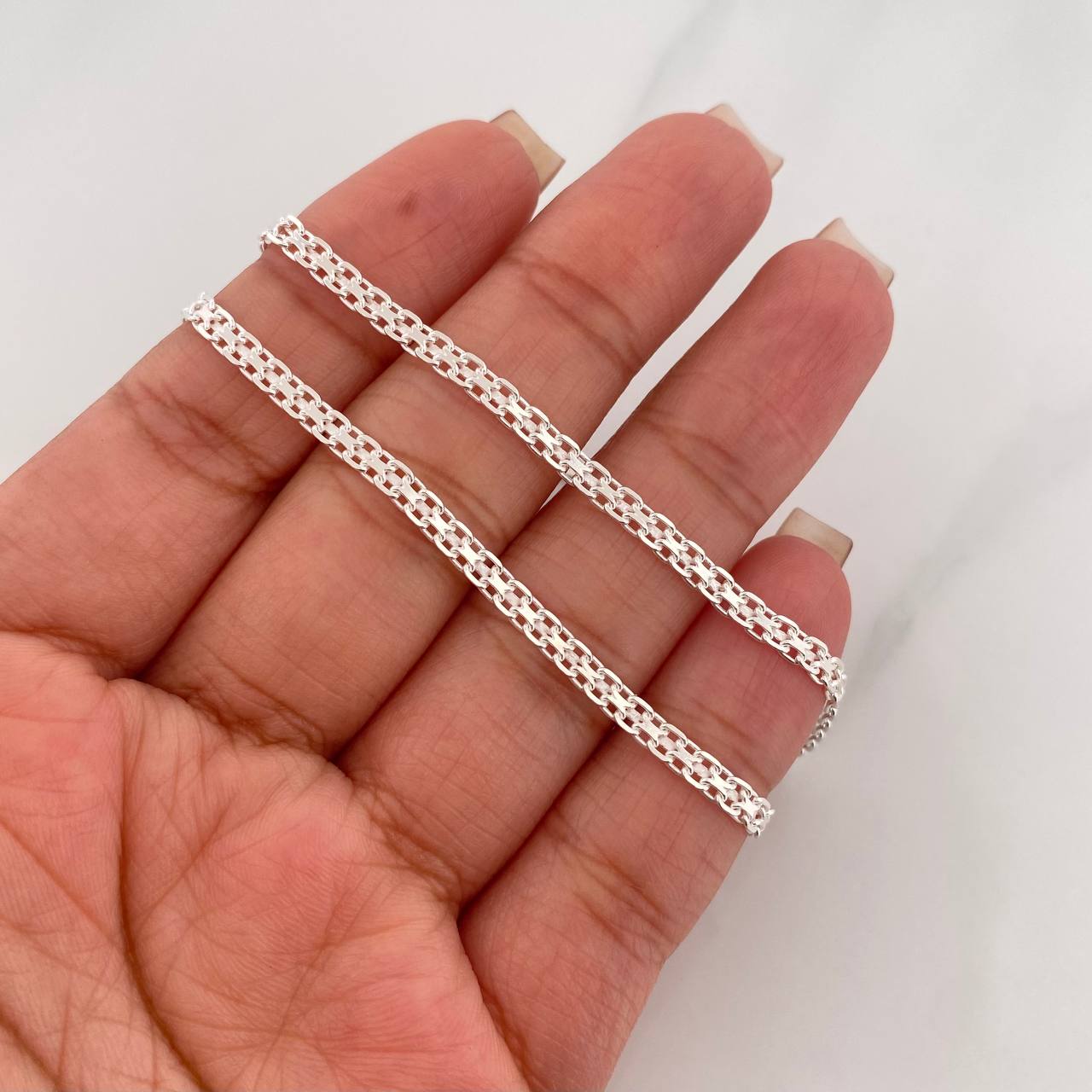 Cadena China 8.35 g / 23 1/2 in / 2.76 mm Plata 925