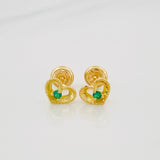 Topos Corazón 1 g / in / 5.86 mm Oro Amarillo 18K