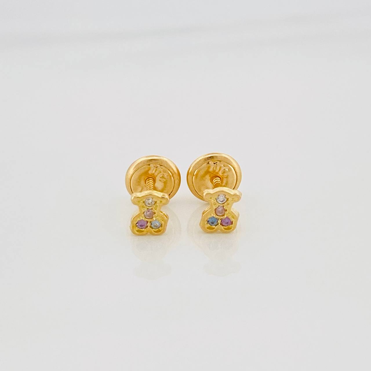Topos Oso Ts 0.65 g / in / 2 mm Oro Amarillo 18K