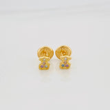 Topos Oso Ts 0.65 g / in / 2 mm Oro Amarillo 18K
