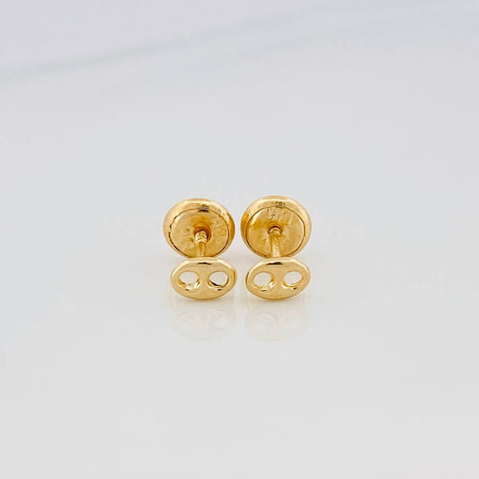 Stud Earrings GC 0.4g / in / 4.3mm Yellow Gold 18K