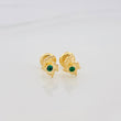 Topos Mapa De Colombia 0.7 g / in / 4 mm Oro Amarillo 18K