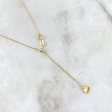 Classic Link Chain 1.45gr / 50cm / 3mm Bead Polished Heart Yellow Gold +3