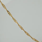 Cadena Singapur 9.85 g / 24 in / 2.3 mm Oro Amarillo 18K