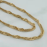 Cadena Singapur 9.85 g / 24 in / 2.3 mm Oro Amarillo 18K