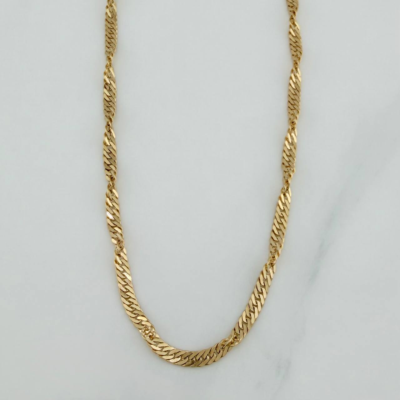 Cadena Singapur 9.85 g / 24 in / 2.3 mm Oro Amarillo 18K