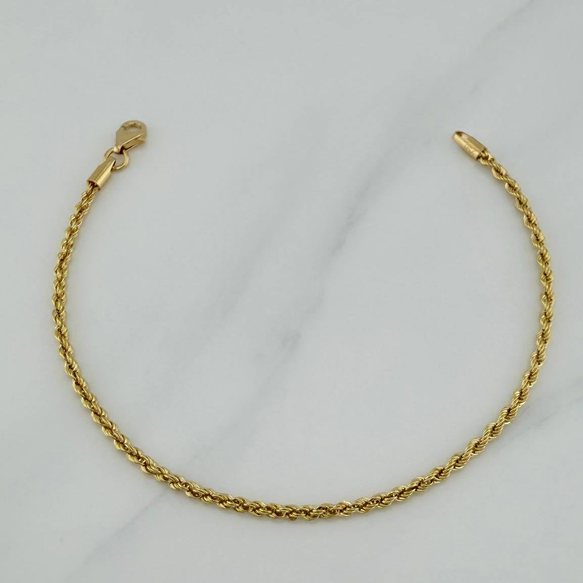 Pulso Lazo 3 g / 7 3/4 in / 3.18 mm Oro Amarillo 18K