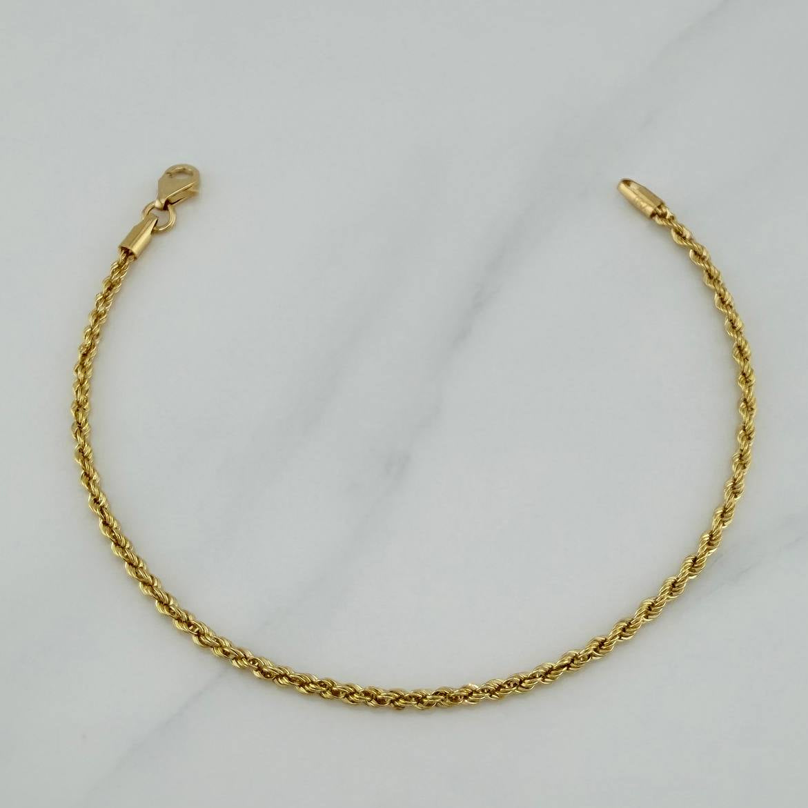 Pulso Lazo 2.2 g / 7 1/2 in / 2.5 mm Oro Amarillo 18K