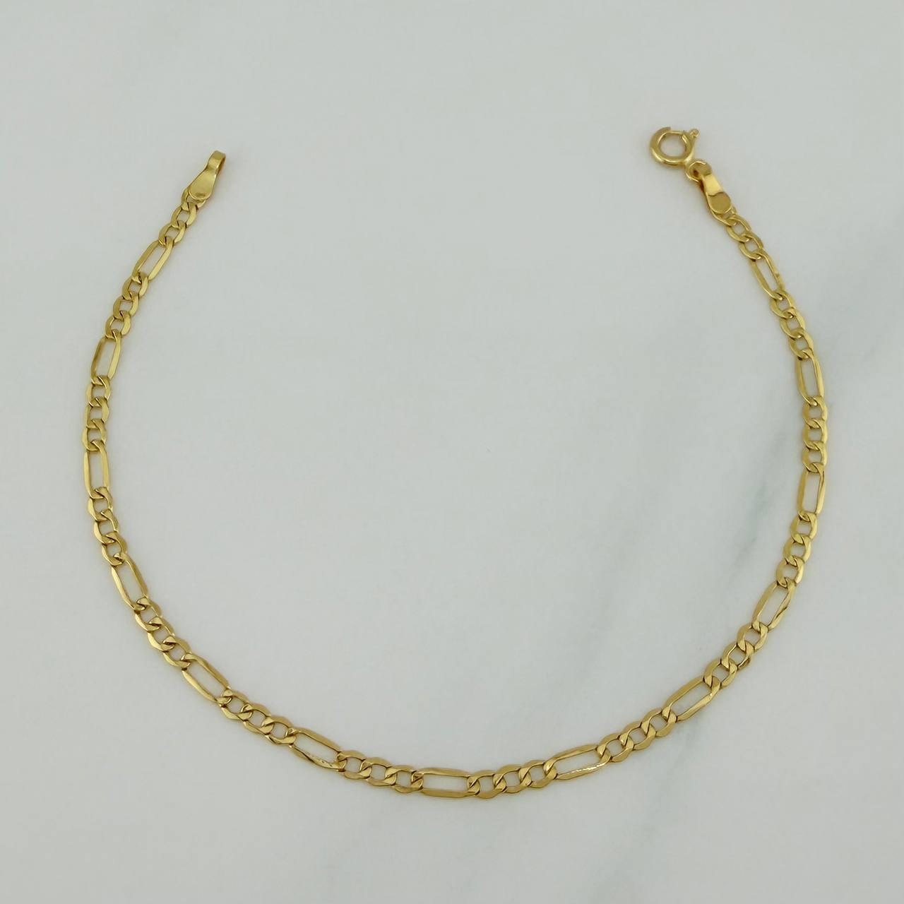 Figaro Bracelet 1.2 g / 7 1/2 in / 2.59 mm 18K Yellow Gold