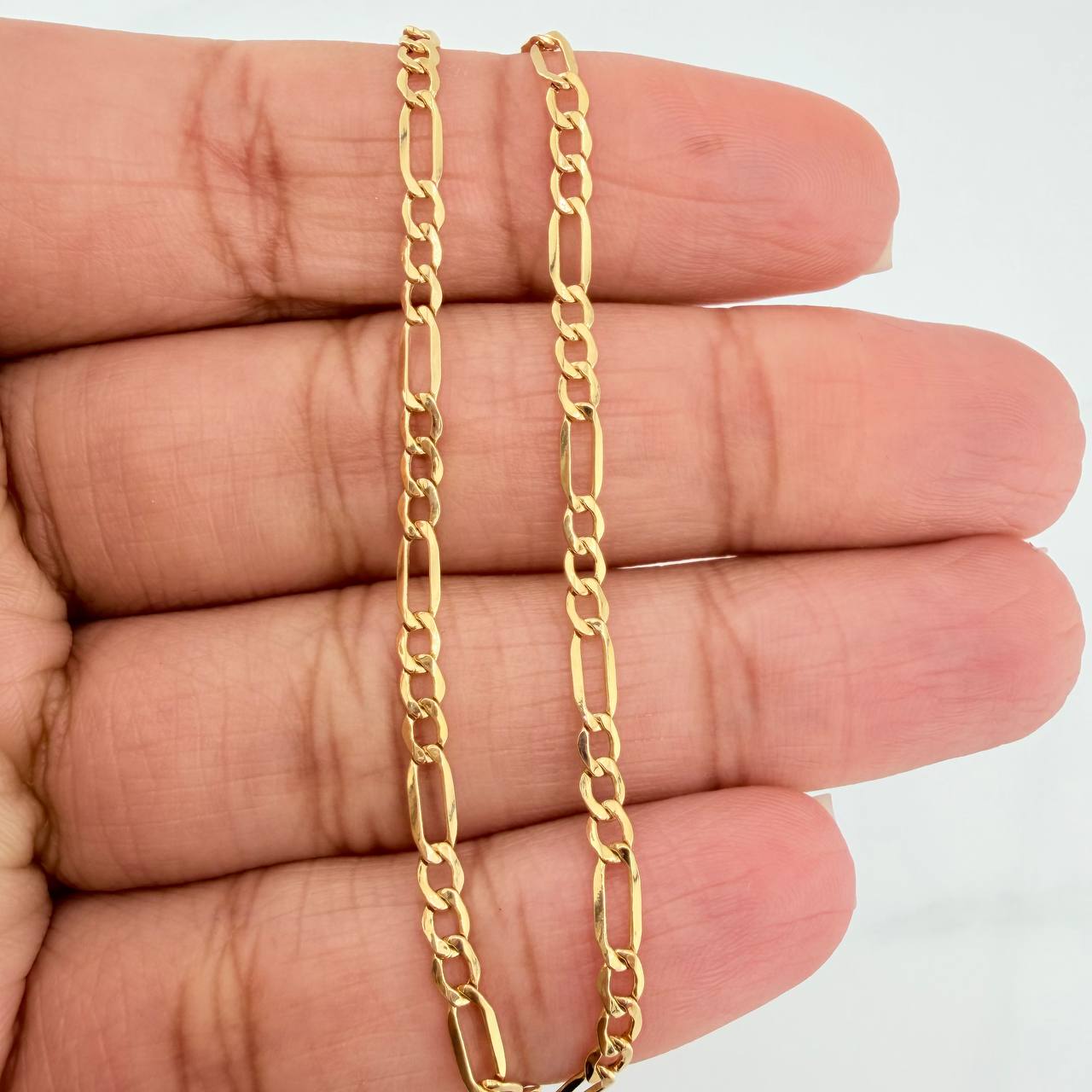 Figaro Bracelet 1.2 g / 7 1/2 in / 2.59 mm 18K Yellow Gold