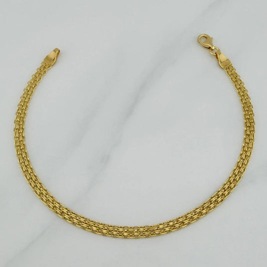 Pulso Chino 2.3 g / 7 1/2 in / 3 mm Oro Amarillo 18K