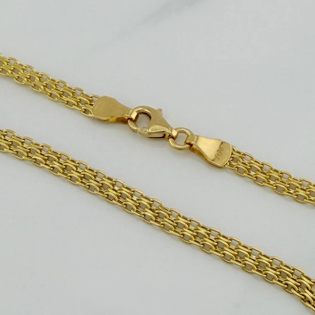 Bismark Chain 5.6 g / 23 1/2 in / 3.52 mm Yellow Gold 18K