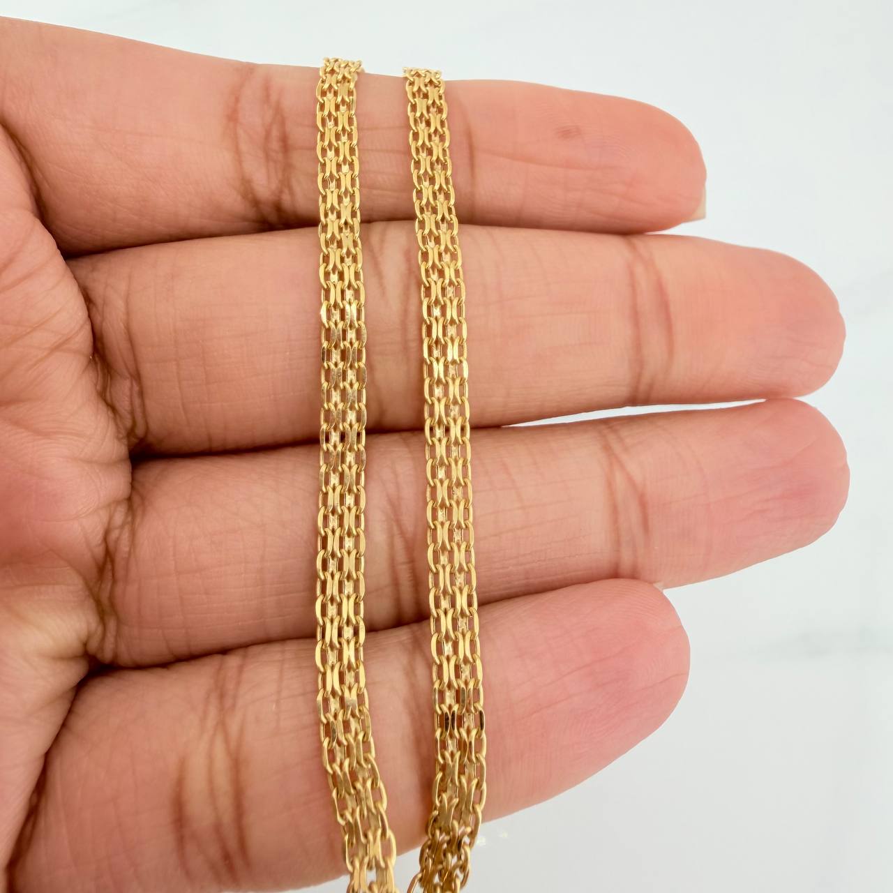 Cadena China 5.55 g / 23 1/2 in / 3.54 mm Oro Amarillo 18K