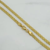 Cadena China 4.75 g / 19 3/4 in / 2 mm Oro Amarillo 18K