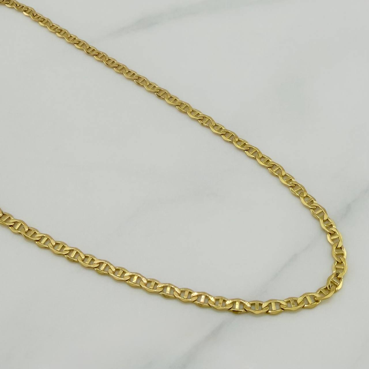 Cadena Escalera 3.3 g / 23 1/2 in / 1 mm Oro Amarillo 18K