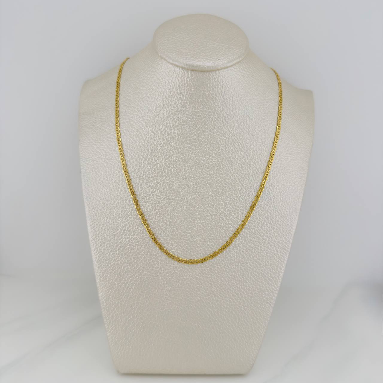 Cadena Escalera 3.35 g / 23 1/2 in / 1 mm Oro Amarillo 18K