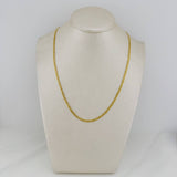 Cadena Escalera 3.35 g / 23 1/2 in / 1 mm Oro Amarillo 18K