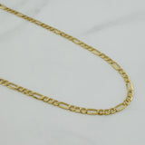 Cadena Figaro 2.65 g / 19 3/4 in / 2.3 mm Oro Amarillo 18K