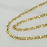 Cadena Marinera 3.1 g / 23 1/2 in / 1 mm Oro Amarillo 18K
