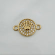 Charm Crown 1.25 g / 3/4 in 18K Yellow Gold