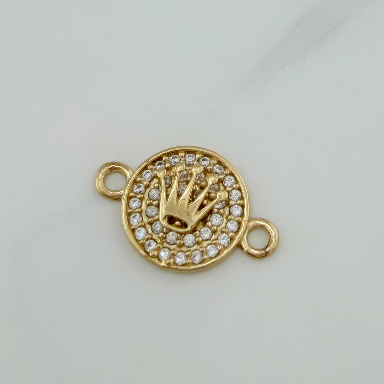 Charm Crown 1.25 g / 3/4 in 18K Yellow Gold