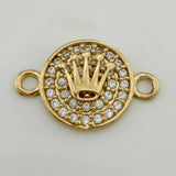 Charm Crown 1.25 g / 3/4 in 18K Yellow Gold