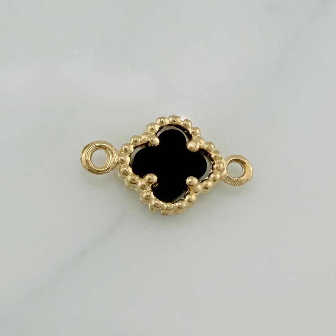 Herraje Trebol 0.75gr / 1/2 in / Oro Amarillo Nac.Esp. 18K %