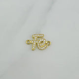 Herraje Fe 1 g / 1/2 in Oro Amarillo 18K