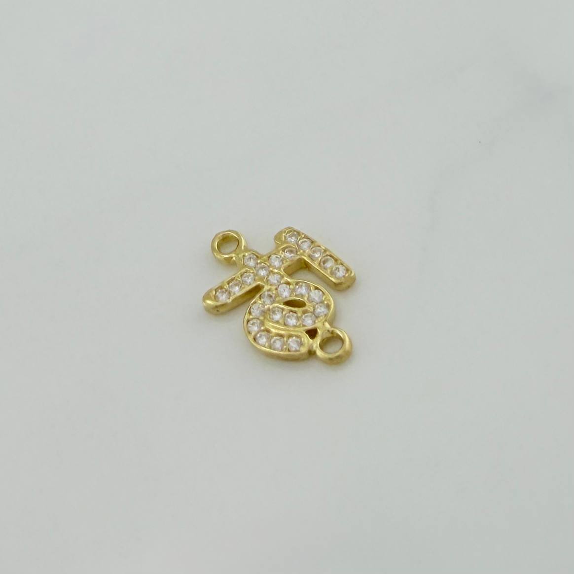 Herraje Fe 1 g / 1/2 in Oro Amarillo 18K