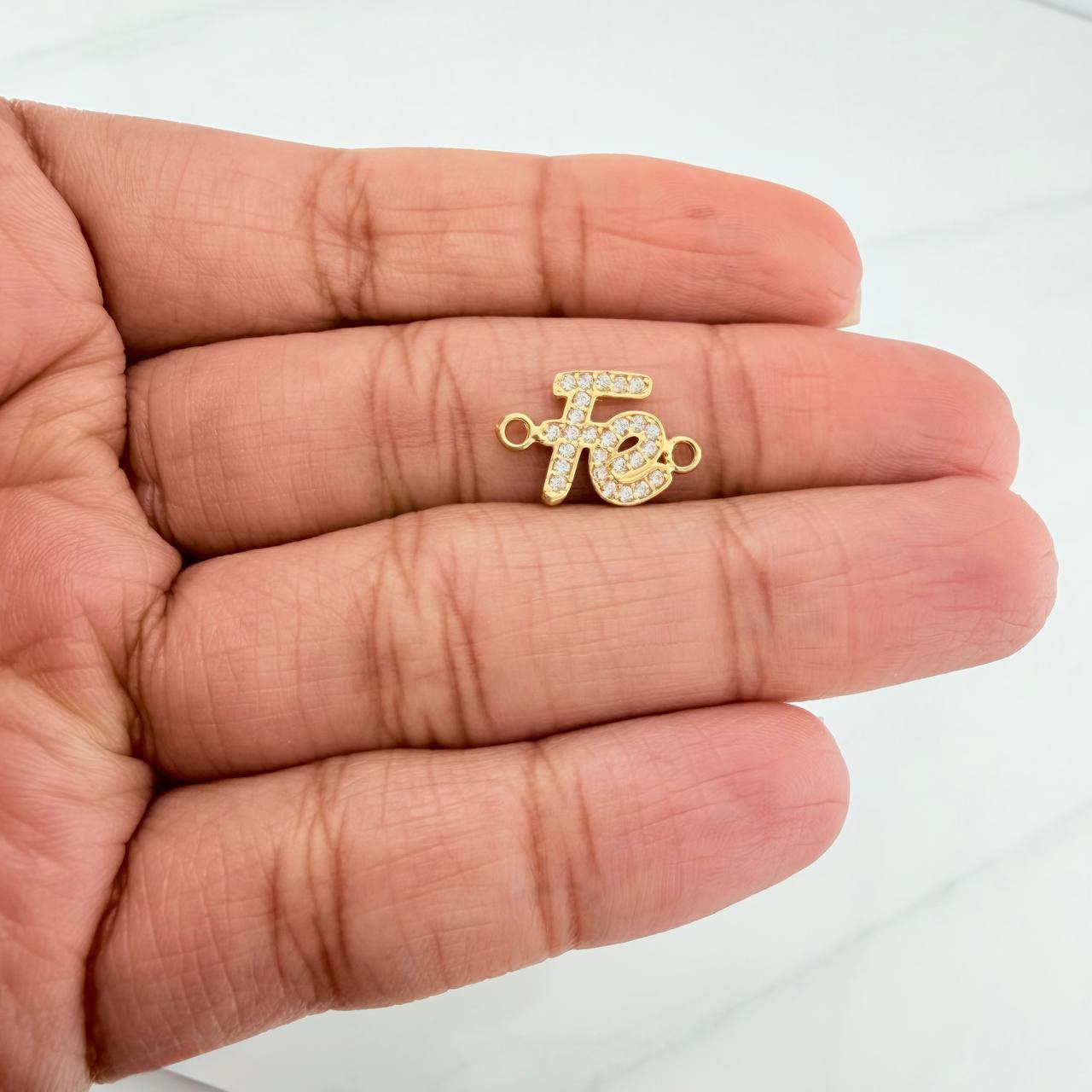 Herraje Fe 1 g / 1/2 in Oro Amarillo 18K