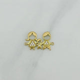 Charm Family Silhouette 1.1 g / 3/4 in 18K Yellow Gold