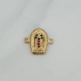 Charm Virgin of Guadalupe 1 g / 1/2 in 18K Yellow Gold