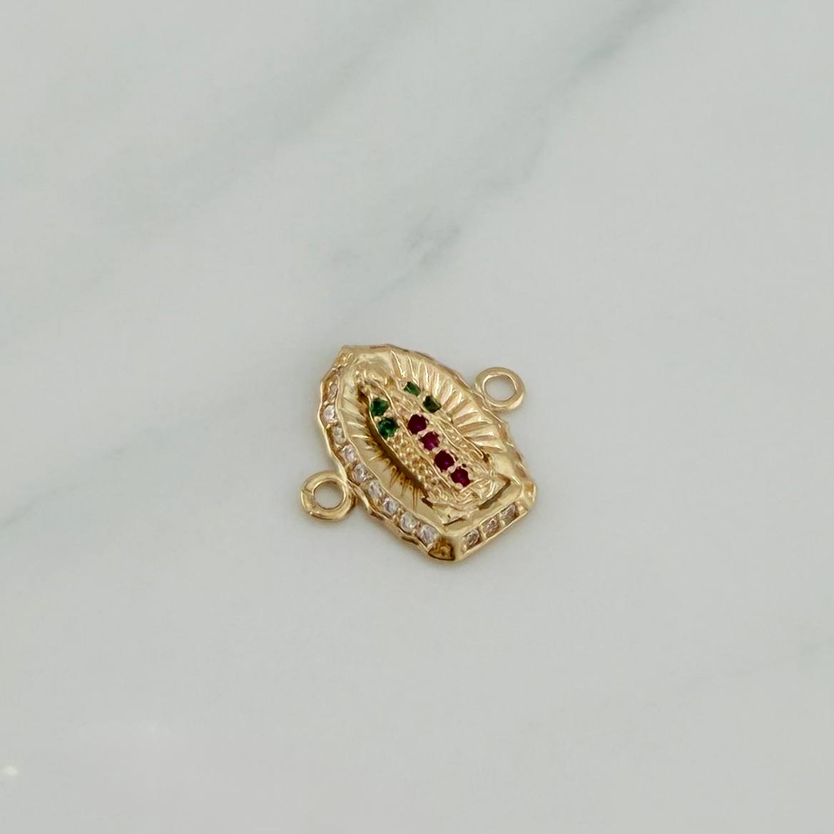 Charm Virgin of Guadalupe 1 g / 1/2 in 18K Yellow Gold