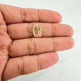 Charm Virgin of Guadalupe 1 g / 1/2 in 18K Yellow Gold