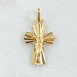 Dije Crúz Cristo  1.4gr / 2.7cm / Oro 18K ©