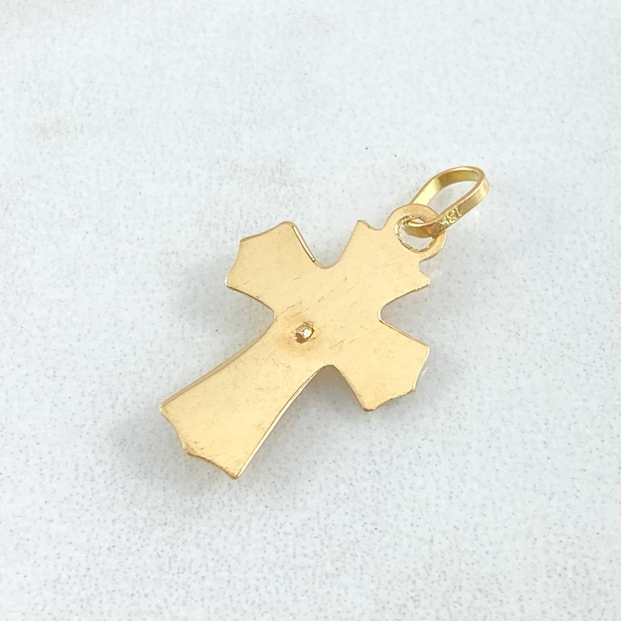 Dije Crúz Cristo  1.4gr / 2.7cm / Oro 18K ©