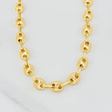 Cadena Rustica GC 23.2g / 24 in / 8.2mm Oro Amarillo 18K