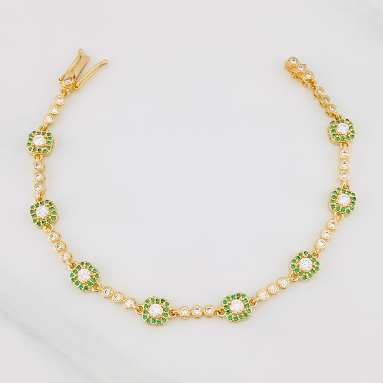 Bracelet Halo 9.6g / 7 in / 2.7mm Yellow Gold 18K